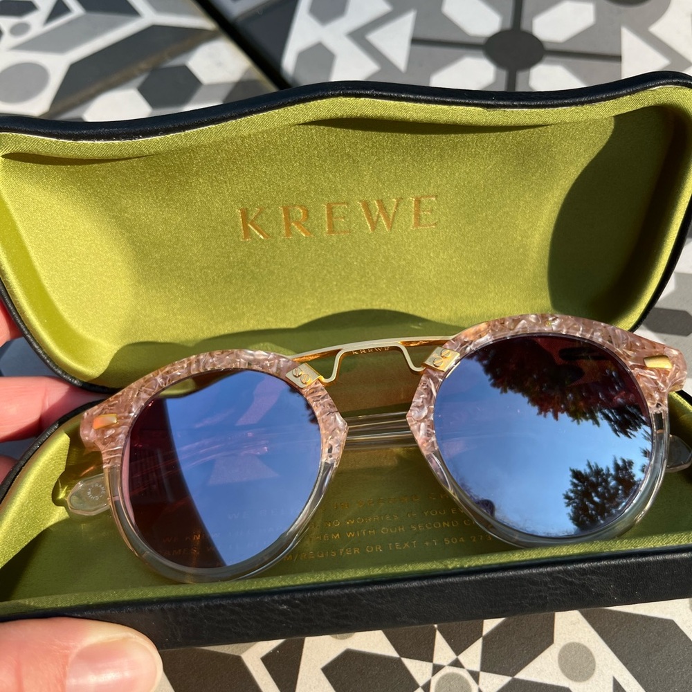 Krewe STL 2 sunglasses in camellia.